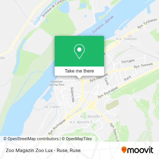 Zoo Magazin Zoo Lux - Ruse map