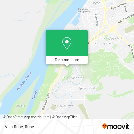 Villa Ruse map
