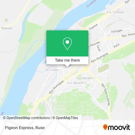 Pigeon Express map