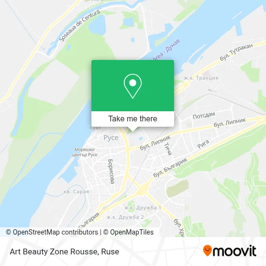 Art Beauty Zone Rousse map