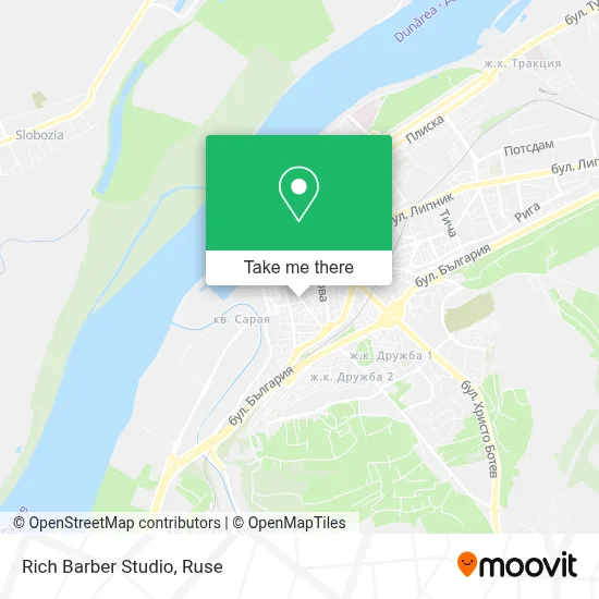 Rich Barber Studio map