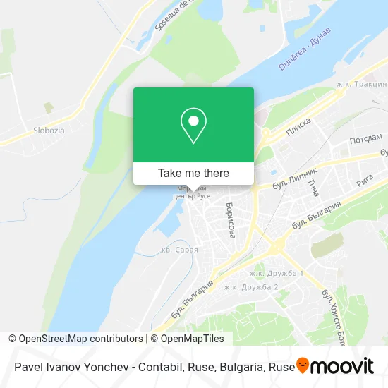 Pavel  Ivanov Yonchev - Contabil, Ruse, Bulgaria map