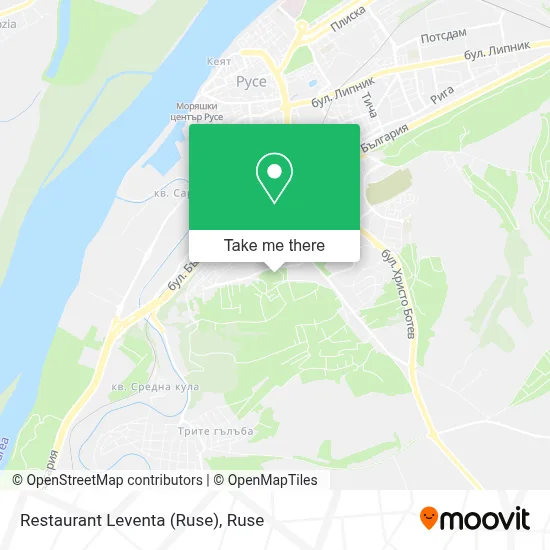 Restaurant Leventa (Ruse) map