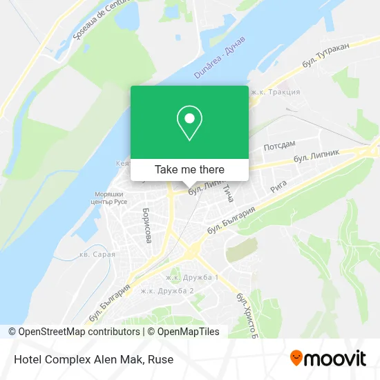 Hotel Complex Alen Mak map