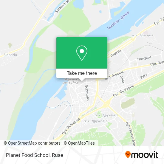 Planet Food School map