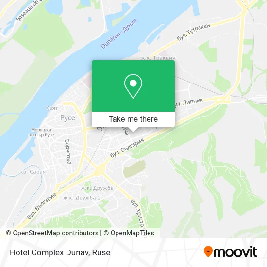 Hotel Complex Dunav map