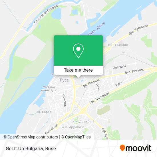 Gel.It.Up Bulgaria map