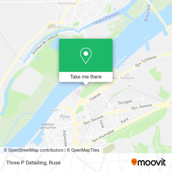 Three P Detailing map