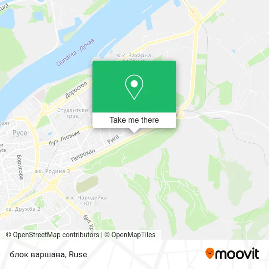 Карта блок варшава