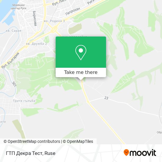 ГТП Декра Тест map