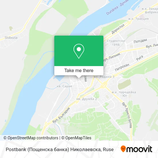 Карта Postbank (Пощенска банка) Николаевска
