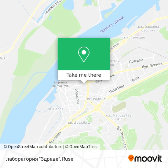 лаборатория "Здраве" map