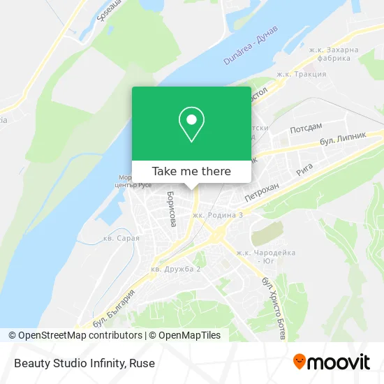 Beauty Studio Infinity map