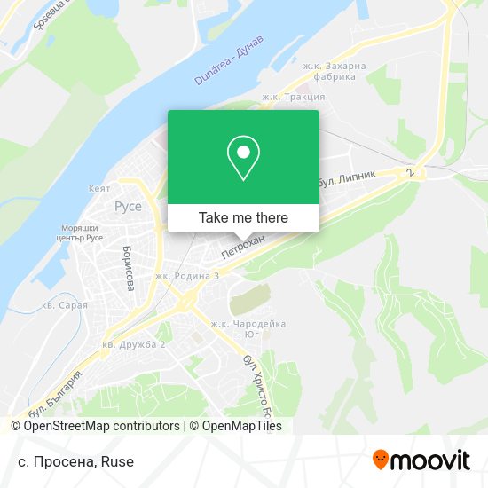 Карта с. Просена