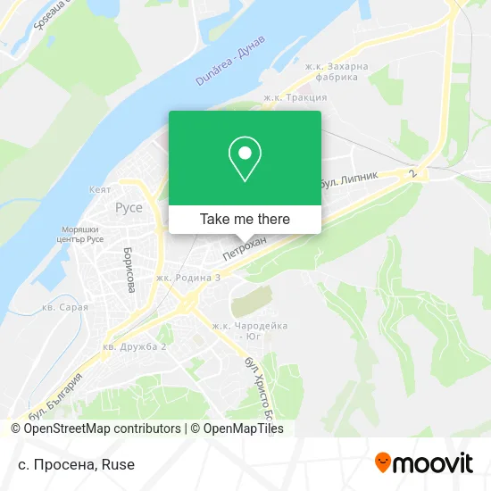 Карта с. Просена