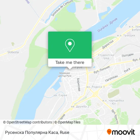 Карта Русенска Популярна Каса