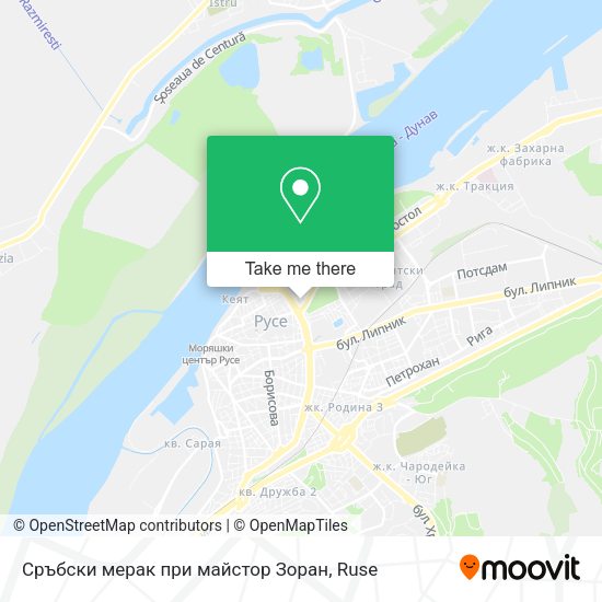 Карта Сръбски мерак при майстор Зоран