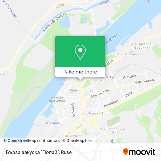 Бърза закуска "Попай" map