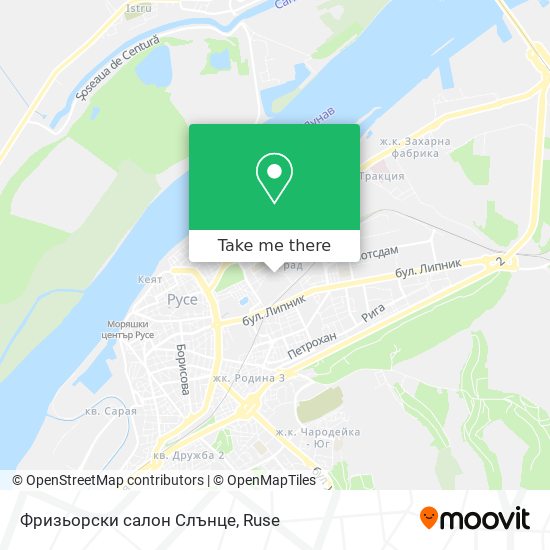 Фризьорски салон Слънце map