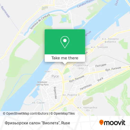 Фризьорски салон "Виолета" map