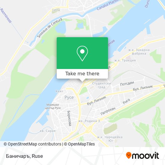 Баничаръ map