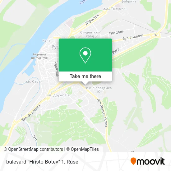 Карта bulevard "Hristo Botev" 1