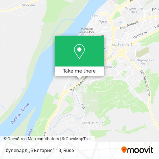 булевард „България“ 13 map