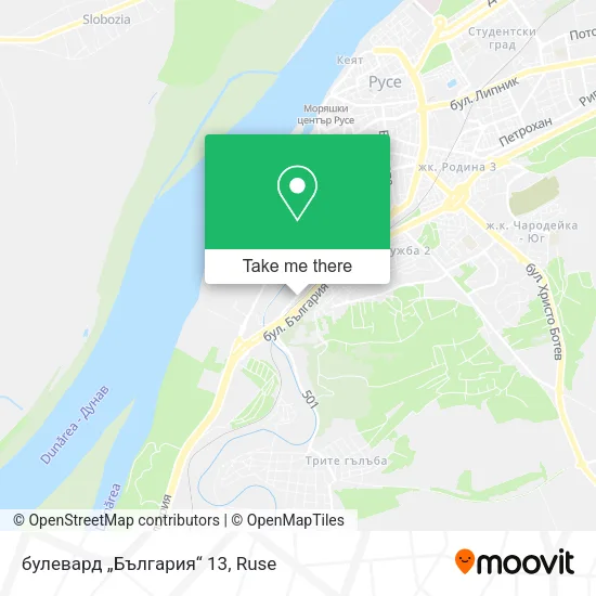 булевард „България“ 13 map