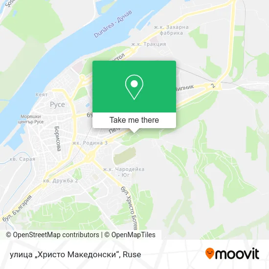 Карта улица „Христо Македонски“