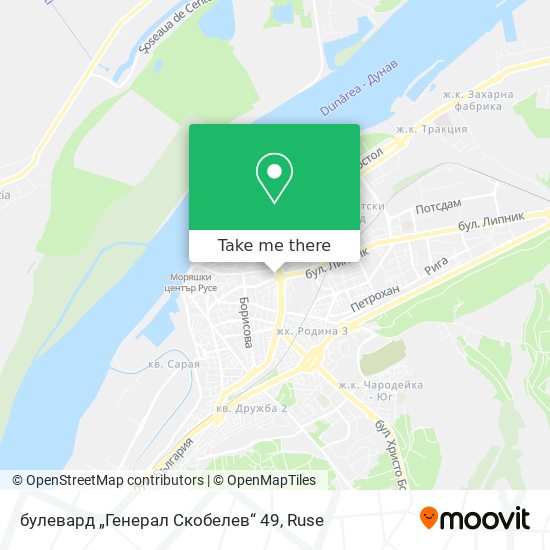 булевард „Генерал Скобелев“ 49 map