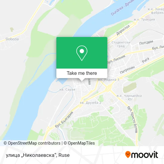Карта улица „Николаевска“