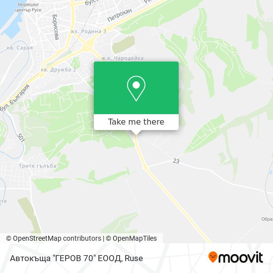Автокъща "ГЕРОВ 70" ЕООД map