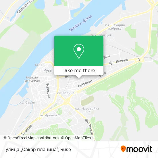 улица „Сакар планина“ map