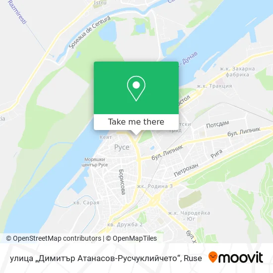 улица „Димитър Атанасов-Русчуклийчето“ map