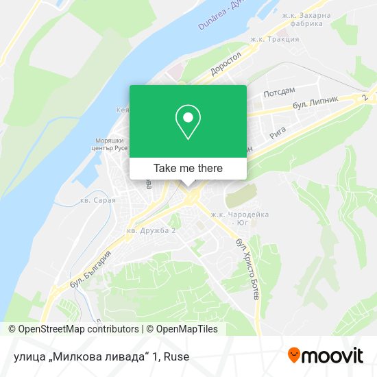 Карта улица „Милкова ливада“ 1