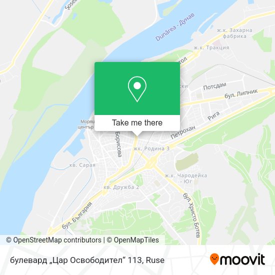 Карта булевард „Цар Освободител“ 113