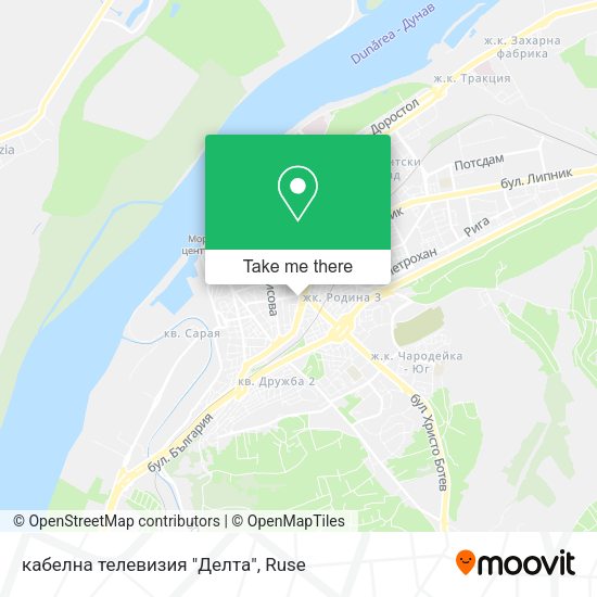 Карта кабелна телевизия "Делта"