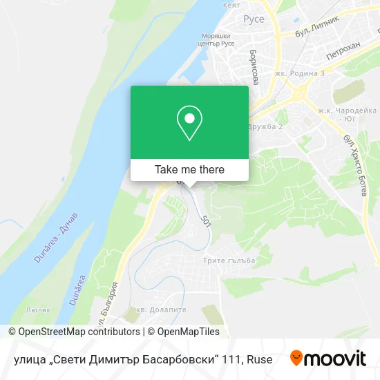 Карта улица „Свети Димитър Басарбовски“ 111