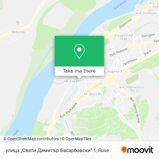 улица „Свети Димитър Басарбовски“ 1 map