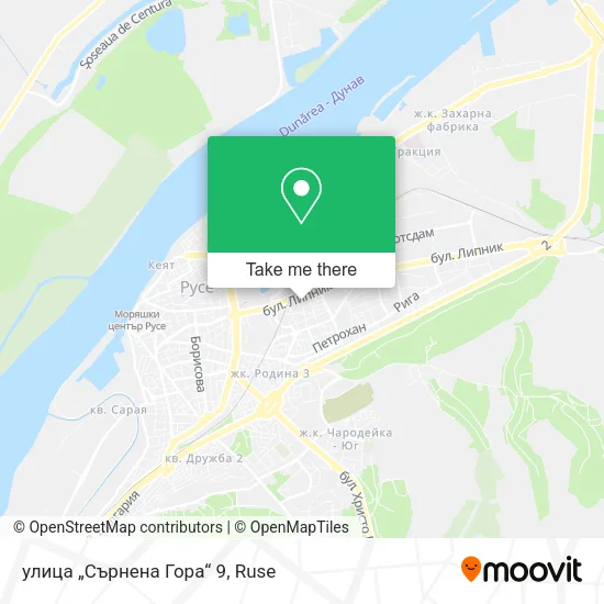 Карта улица „Сърнена Гора“ 9