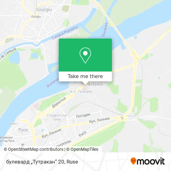 булевард „Тутракан“ 20 map