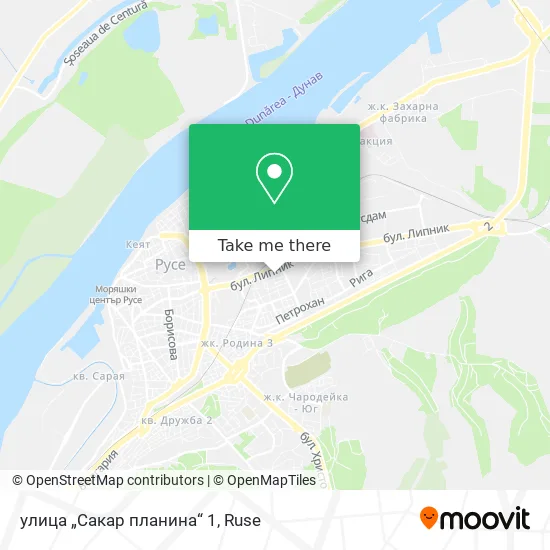 улица „Сакар планина“ 1 map