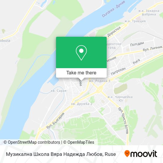 Карта Музикална Школа Вяра Надежда Любов