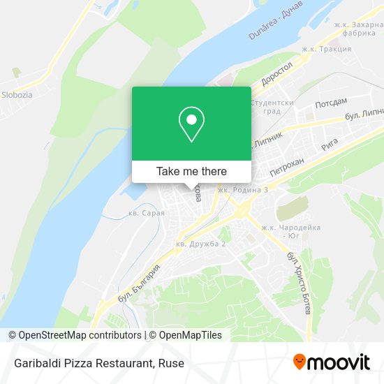 Карта Garibaldi Pizza Restaurant
