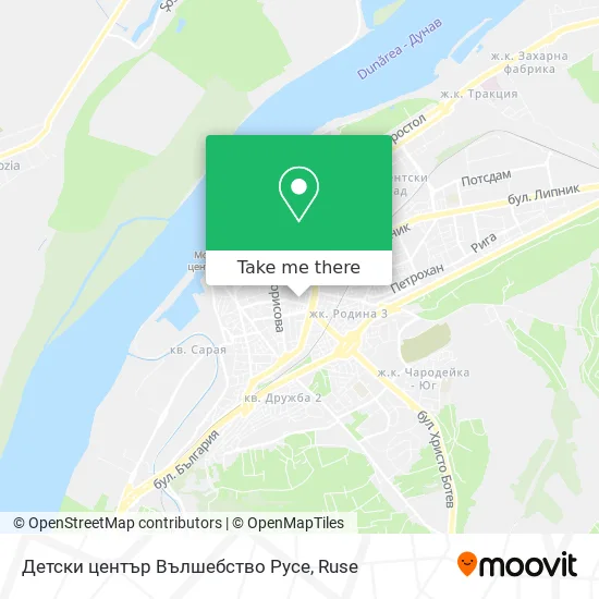 Детски център Вълшебство Русе map