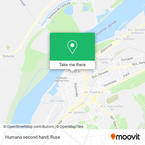 Humana second hand map