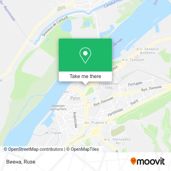 Карта Виена