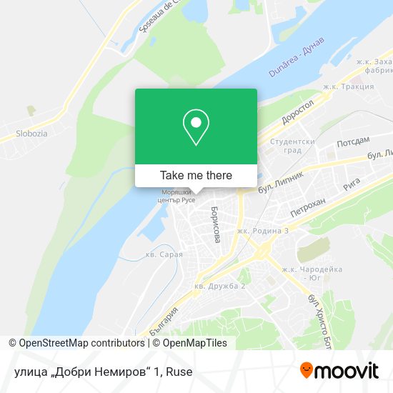 Карта улица „Добри Немиров“ 1