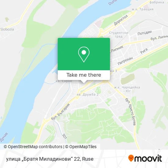 улица „Братя Миладинови“ 22 map