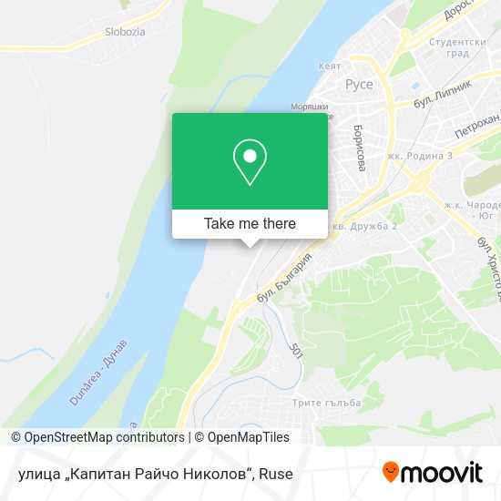 Карта улица „Капитан Райчо Николов“
